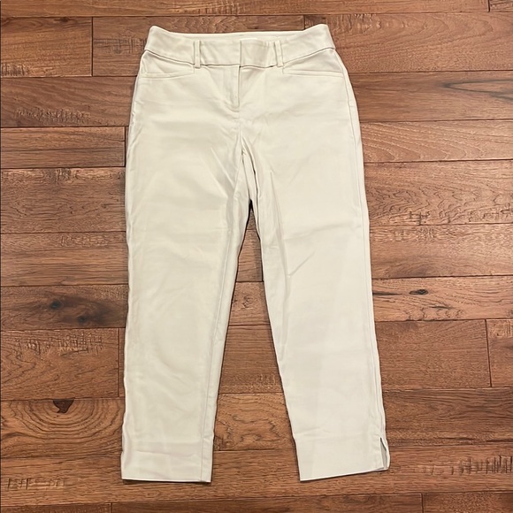 Loft Women’s Julie The Riviera Pant - Light Cream - Size 0 - Picture 1 of 16